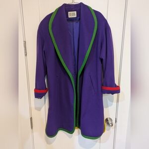 Bill Blass for Nieman Marcus colorful coat